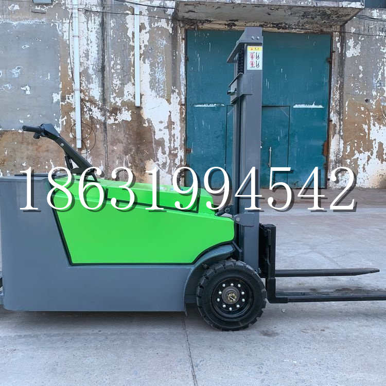 固始县小型电动叉车1吨2吨步行站驾式电瓶堆高充电装卸车液压升降车铲车
